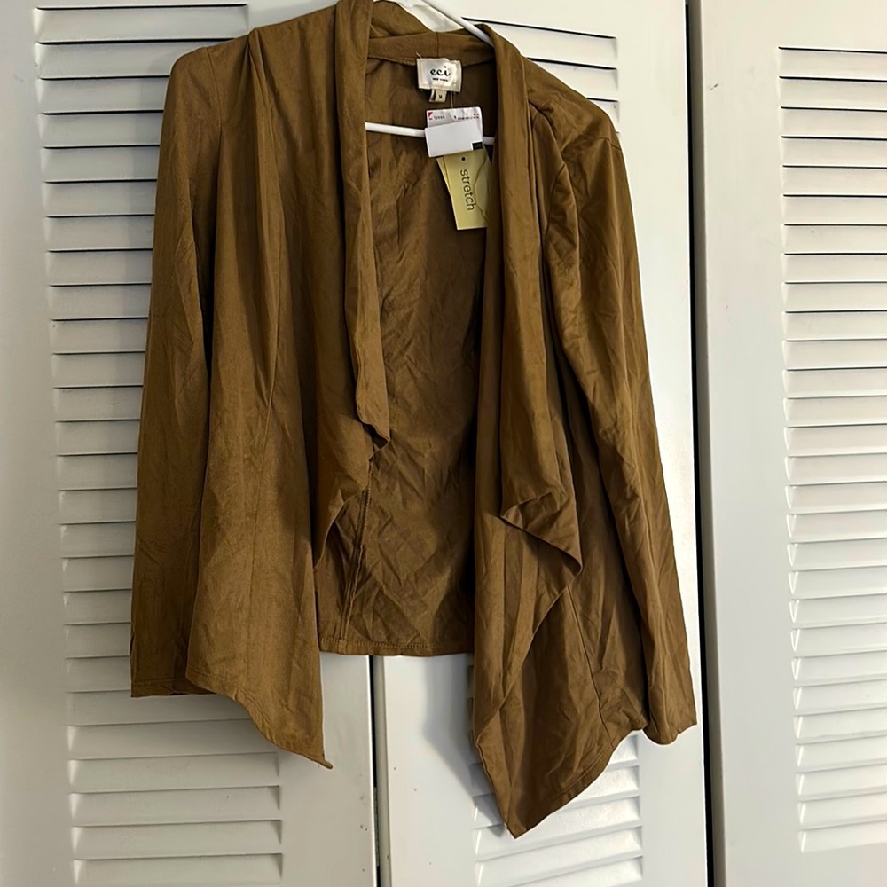 Brown cardigan